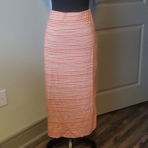 LOFT Maxi skirt with slit medium petite
